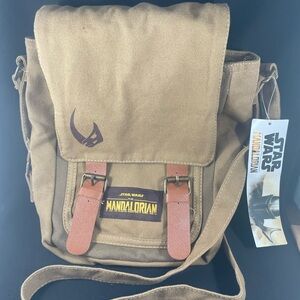 Rare Star Wars Mandalorian Tan Canvas Bag from Culture Fly Mystery Box